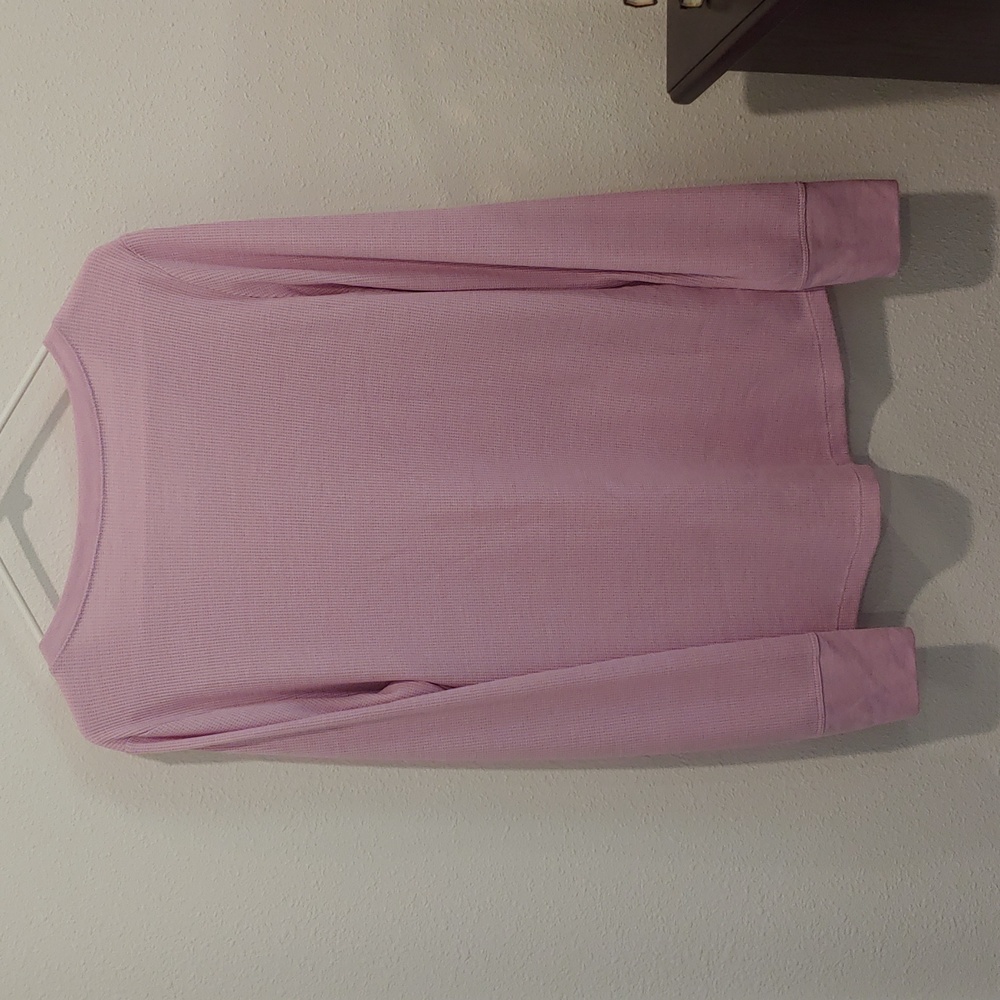 Time and true brand pink thermal henley size xl 16/18 - Picture 3 of 5